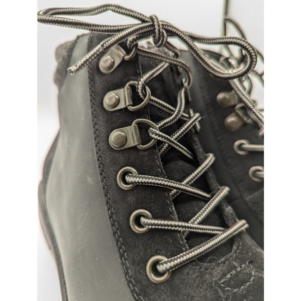 Clarks | Raisie Vita Boot Ankle Leather Zip Up & Tie | Sz 9.5 W - Picture 8 of 12
